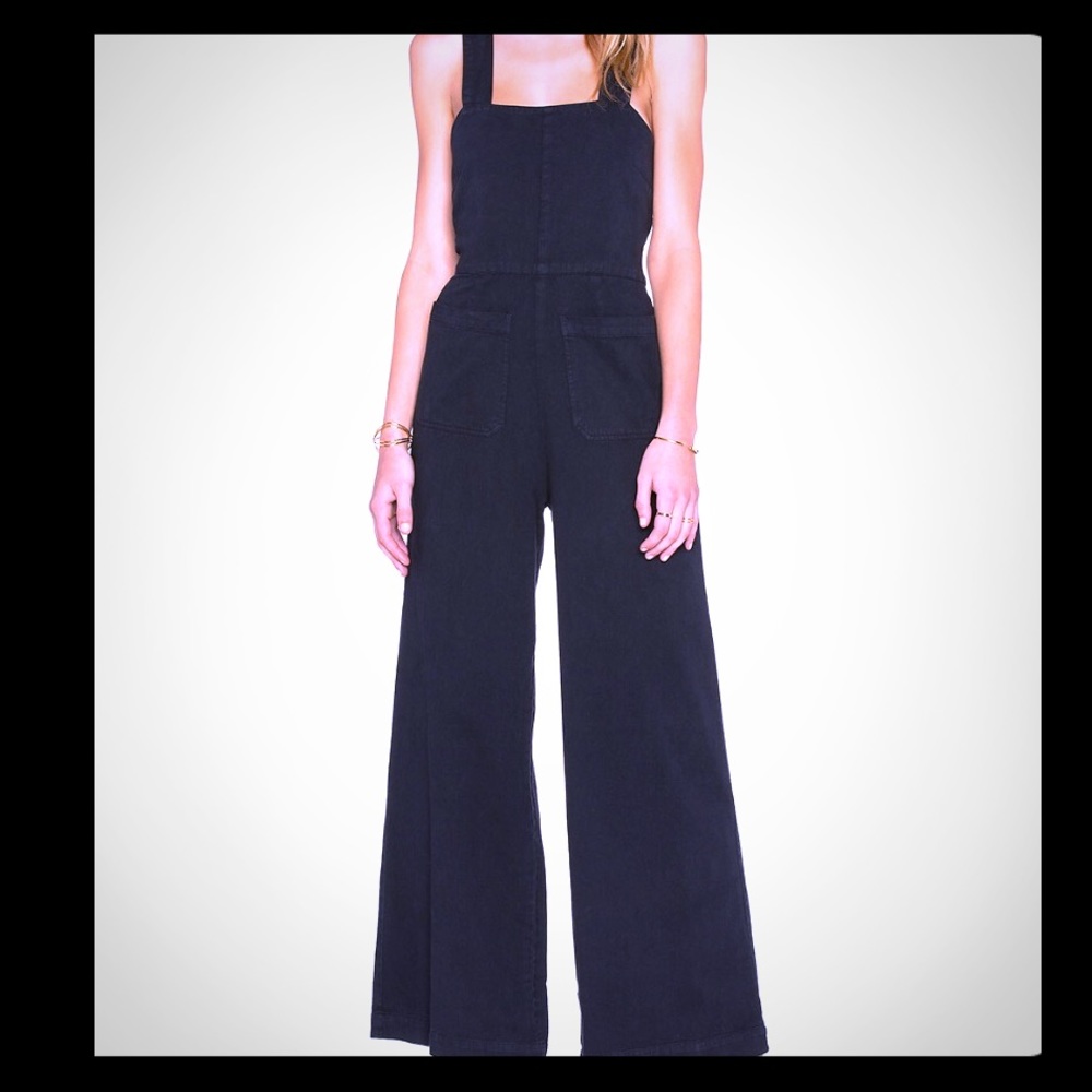 ROLLA’S Sailor Flare Jumpsuit in Navy